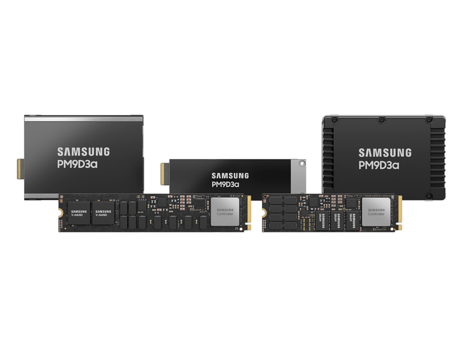 Samsung PM9D3a — Model or product-family image. Configuration may differ.