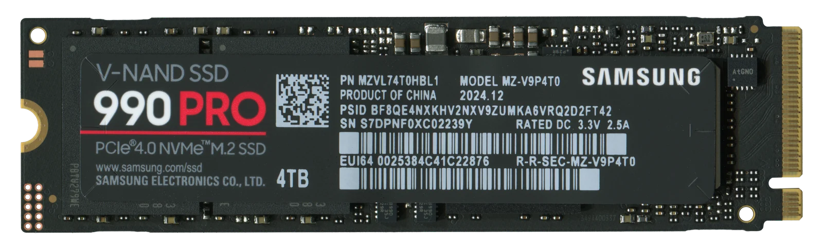 Samsung 990 PRO 4TB photograph