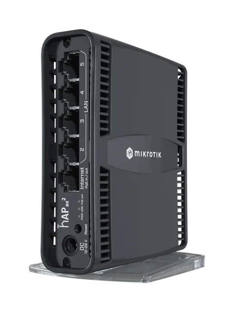 MikroTik hAP axВІ · C52iG-5HaxD2HaxD-TC — Photo of the listed model; revision and supplied configuration may differ.