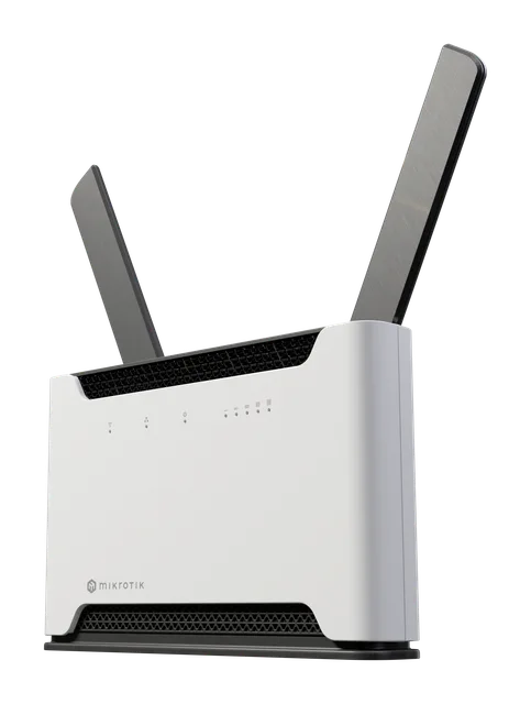 MikroTik Chateau PRO ax · H53UiG-5HaxQ2HaxQ — Photo of the listed model; revision and supplied configuration may differ.