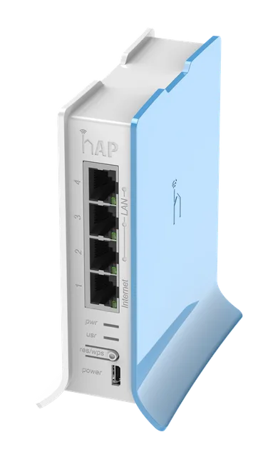 MikroTik hAP lite TC · RB941-2nD-TC — Photo of the listed model; revision and supplied configuration may differ.