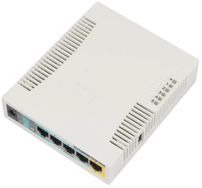 MikroTik RB951Ui-2HnD — Photo of the listed model; revision and supplied configuration may differ.
